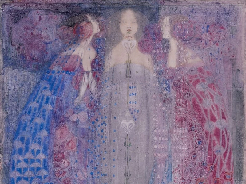 1864-Margaret Macdonald Mackintosh - I tre profumi, 1912 - Cranbrook Art Museum, Bloomfield Hills